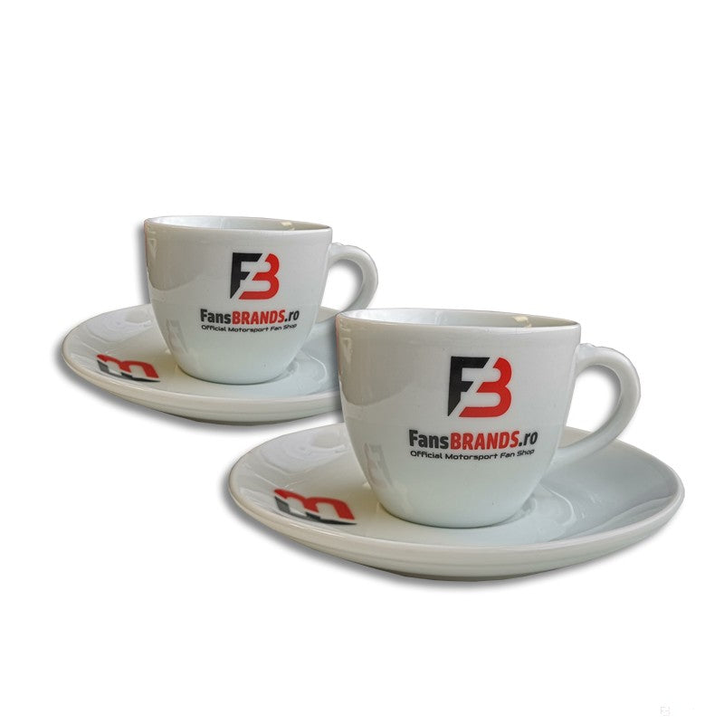 FansBRANDS Taza de café, Blanco, 2 bucata - RO - FansBRANDS®