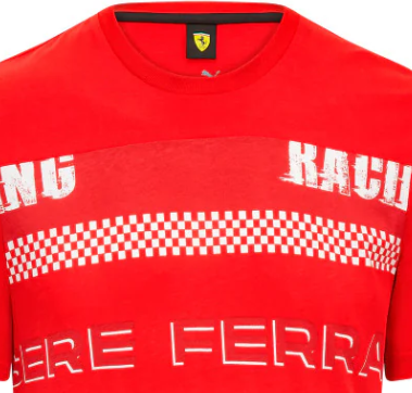 Ferrari Camiseta, graphic, rojo
