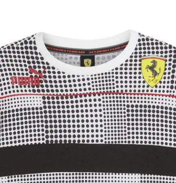 Camiseta Ferrari, Race Camo SDS AOP, negro