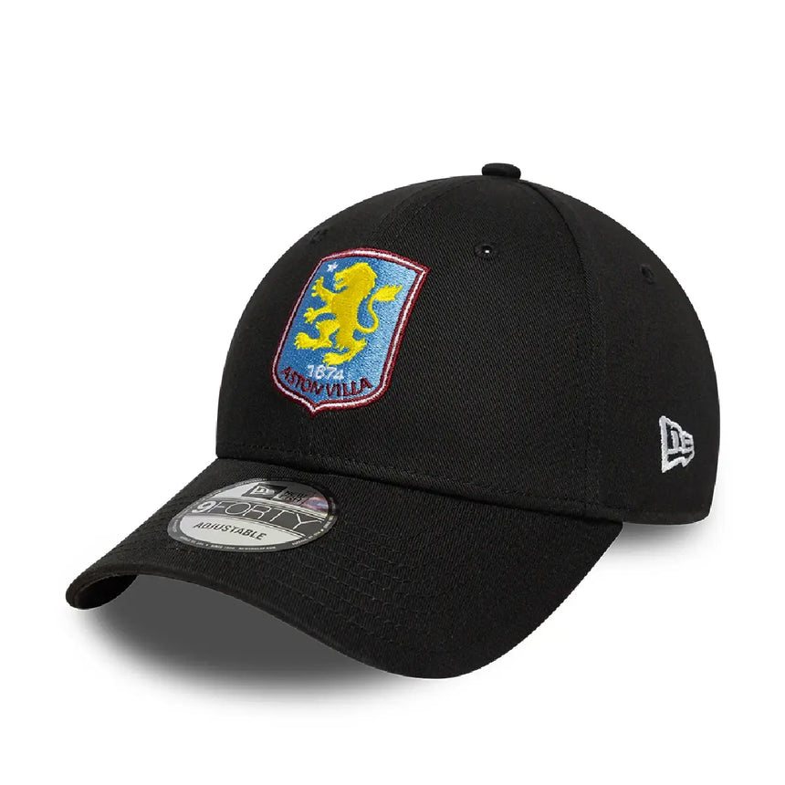 Gorra Aston Villa, core, 9FORTY, New Era, negra