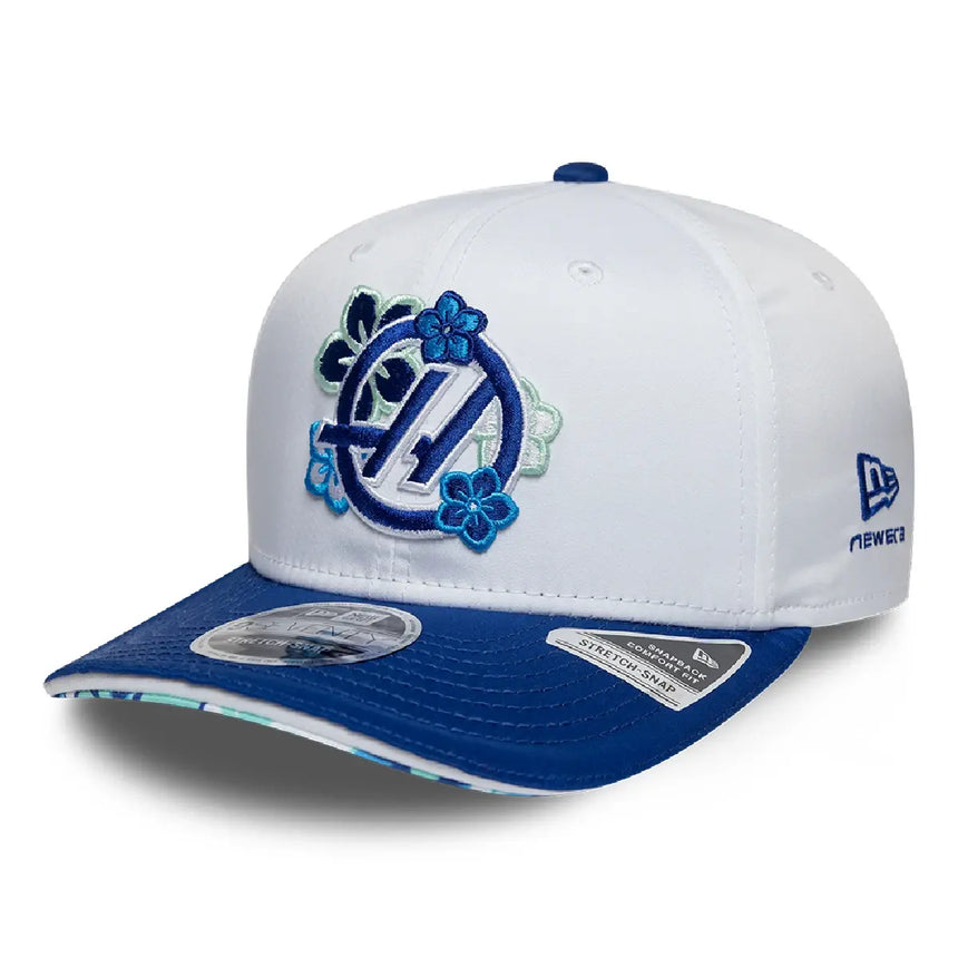 Gorra Haas F1, 9SEVENTY, New Era, Edición Especial Japón, blanca, 2026