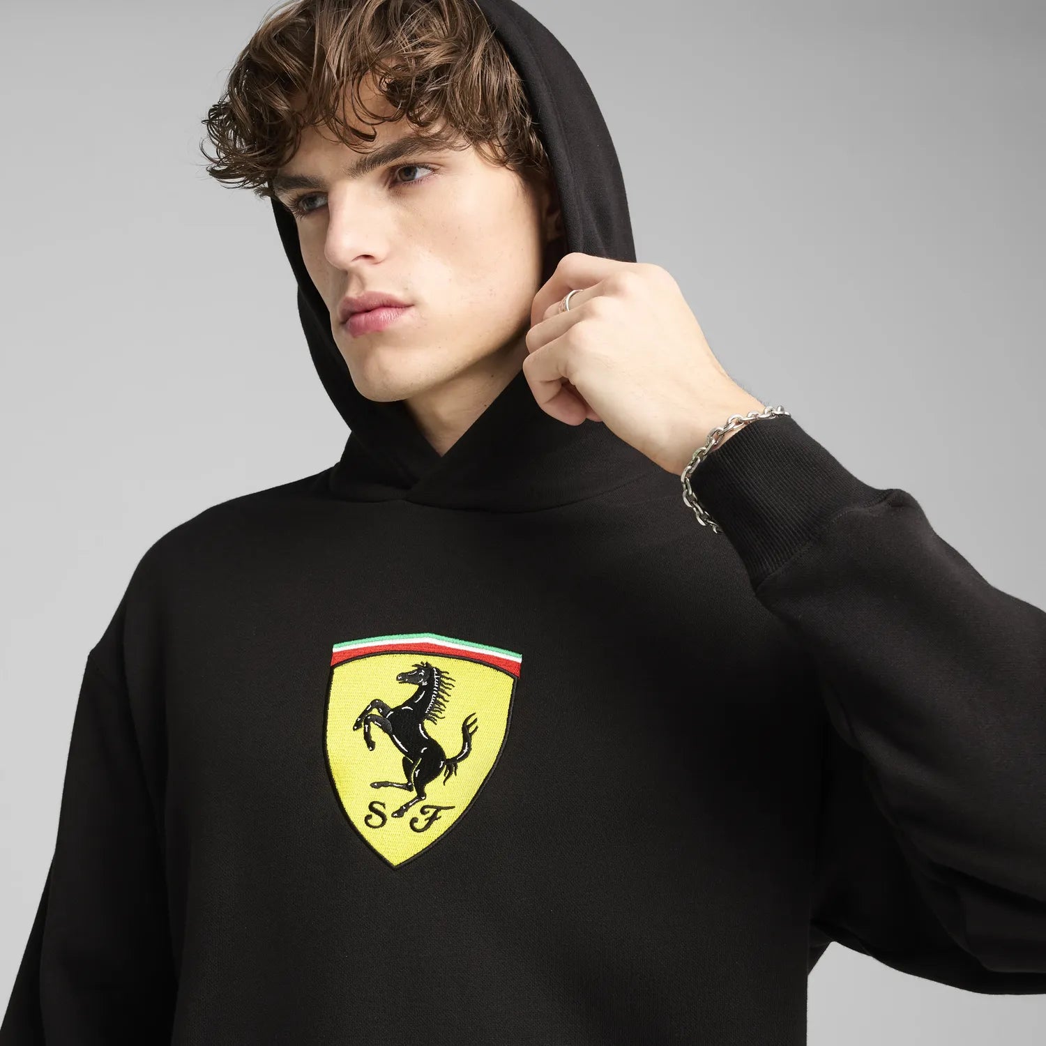 Ferrari Race Sudadera con Capucha - Negro 🔥