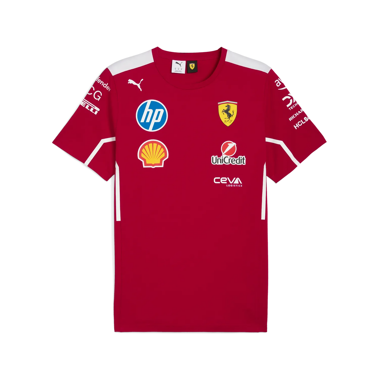 Scuderia Ferrari Equipo Camiseta Cuello Redondo 🔥