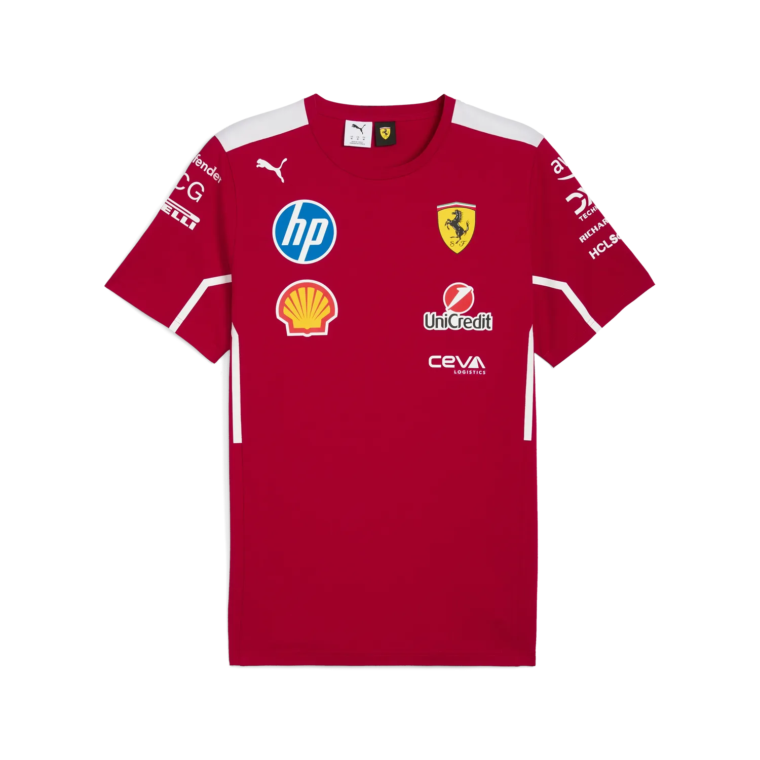 Scuderia Ferrari Equipo Camiseta Cuello Redondo 🔥