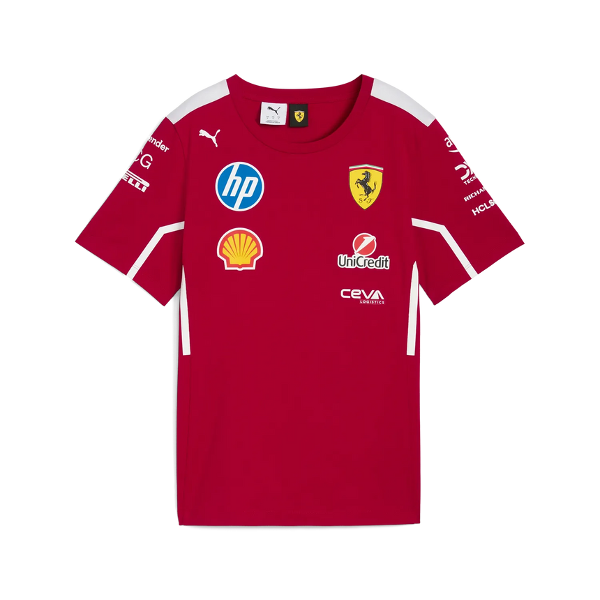 Scuderia Ferrari Equipo Camiseta Cuello Redondo Mujer 🔥