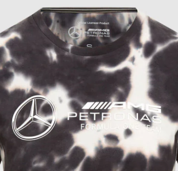 Mercedes, Women, Tie Dye T-shirt, gray