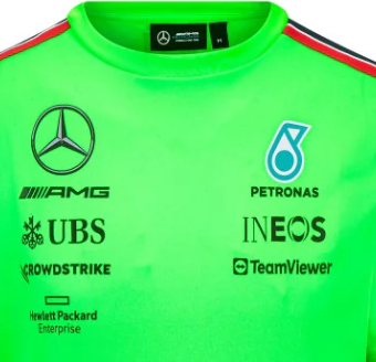 Mercedes-Team, Grünes Set-Up-Trikot, 2023