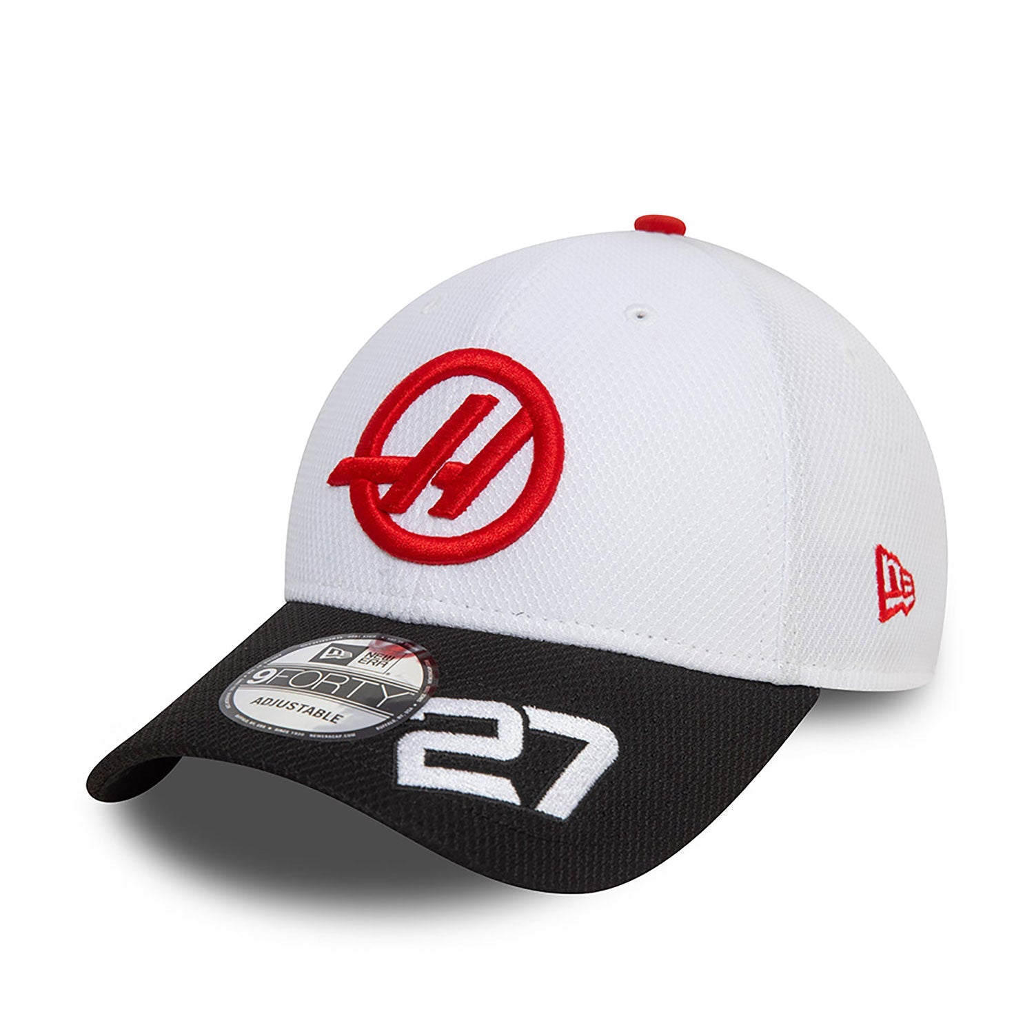 Haas Cap, New Era, 9forty, Hulkenberg Adult, White, 2024