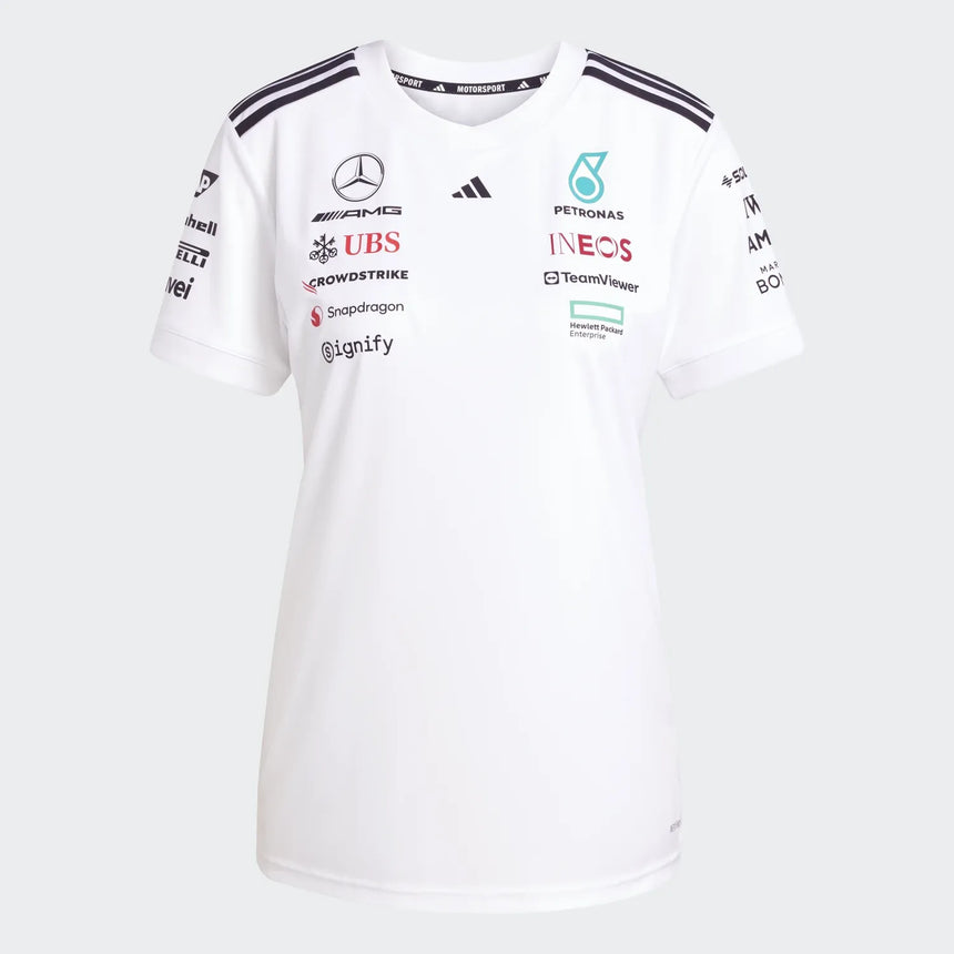 Mercedes Camiseta Piloto de Manga Corta - Mujer 🔥