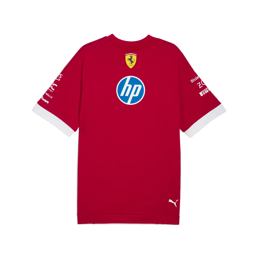 Übergroßes Rundhals-T-Shirt der Scuderia Ferrari-Fahrer 🔥