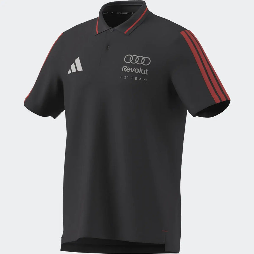 Polo Audi, DNA, adidas, gris