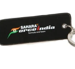 Fier Keychain, Fforce India Team Logo, Unisex, Black, 2015