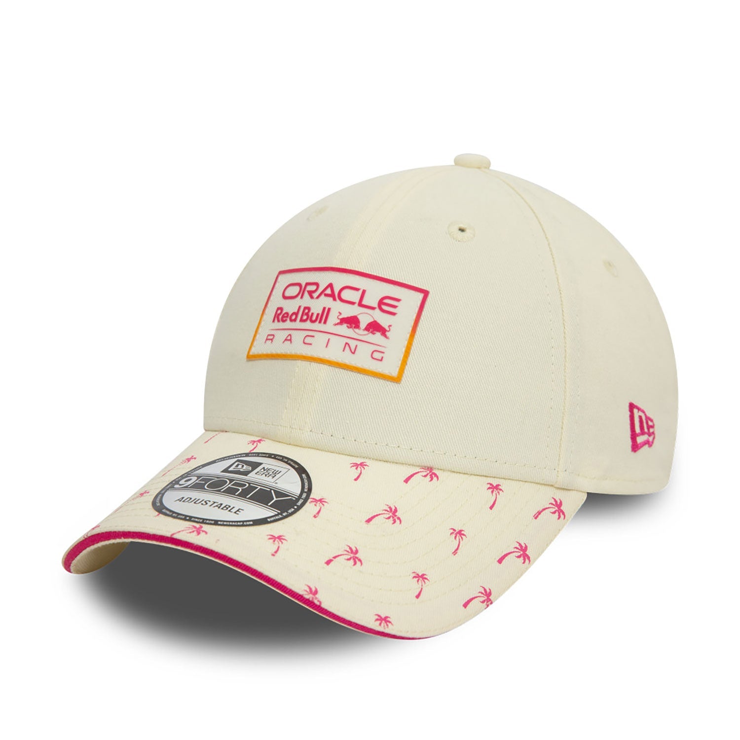 Red Bull Baseball Cap, NEW ERA, Miami, Adult, White, 2024