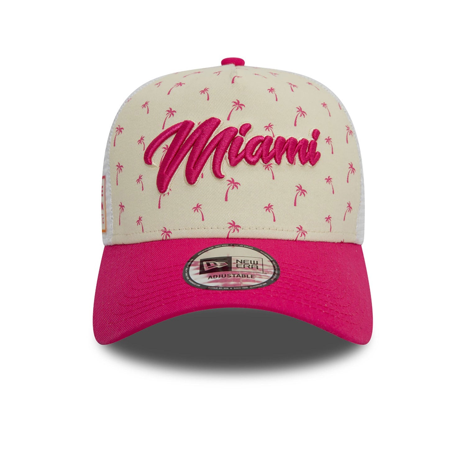 Red Bull Cap, NEW ERA, Miami, Trucker Cap, Adult, White, 2024