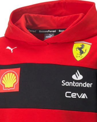 2022, Rot, Scuderia Ferrari Kinder-Sweatshirt