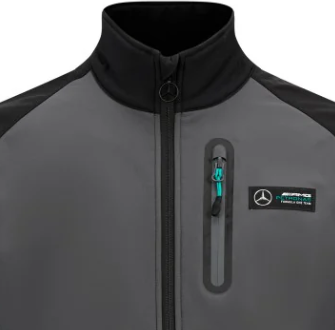 Mercedes Herren Softshell, Schwarz