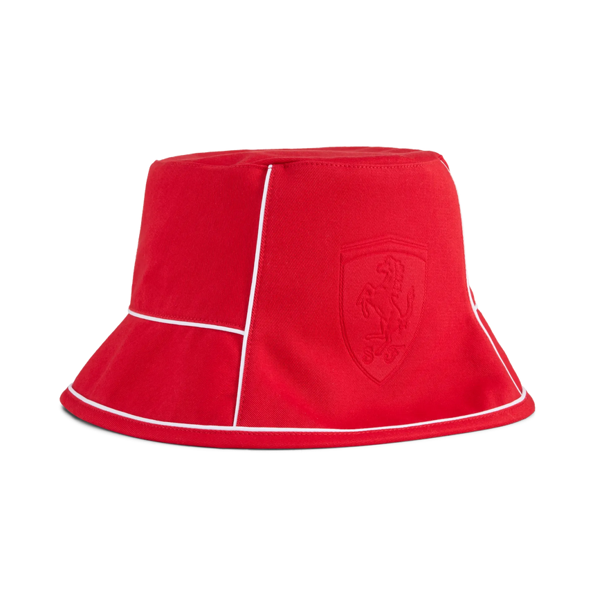 Sombrero Bucket Scuderia Ferrari Race F1 Premium, Rojo, 2026
