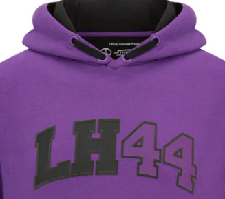 Sudadera con capucha Mercedes Lewis Hamilton, morada