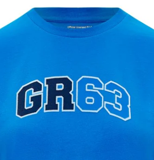 Mercedes George Russell Logo T-Shirt, Damen, Blau