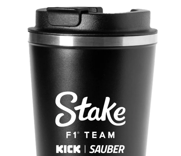 Kick Sauber travel mug, CODE ZERO, black