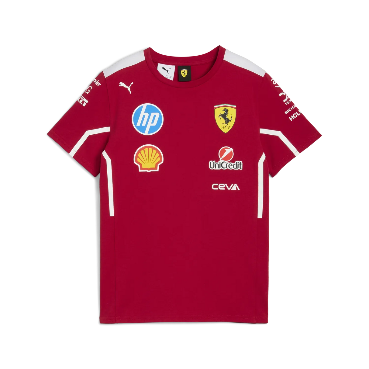 Scuderia Ferrari Equipo Camiseta Cuello Redondo Niño 🔥