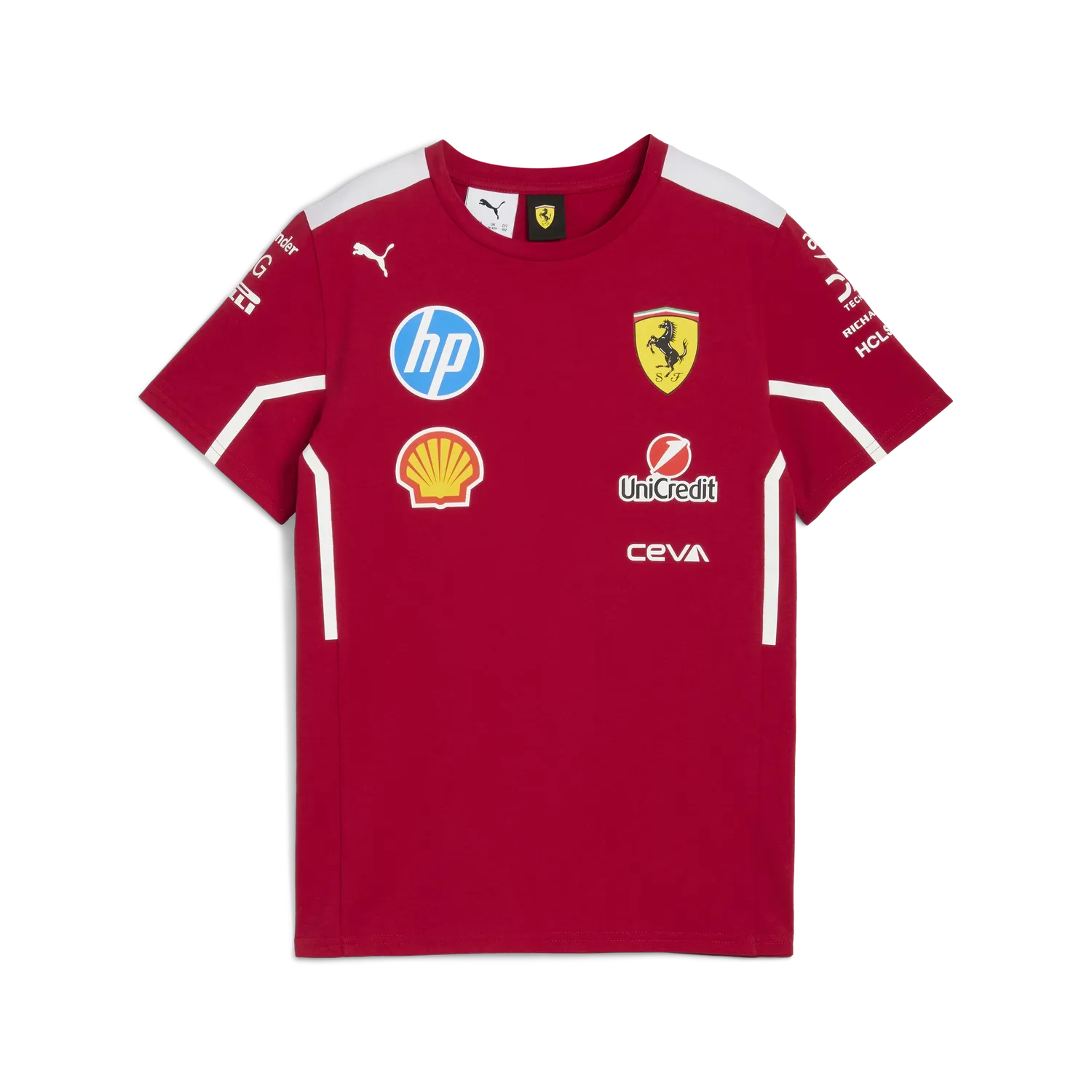Scuderia Ferrari Equipo Camiseta Cuello Redondo Niño 🔥