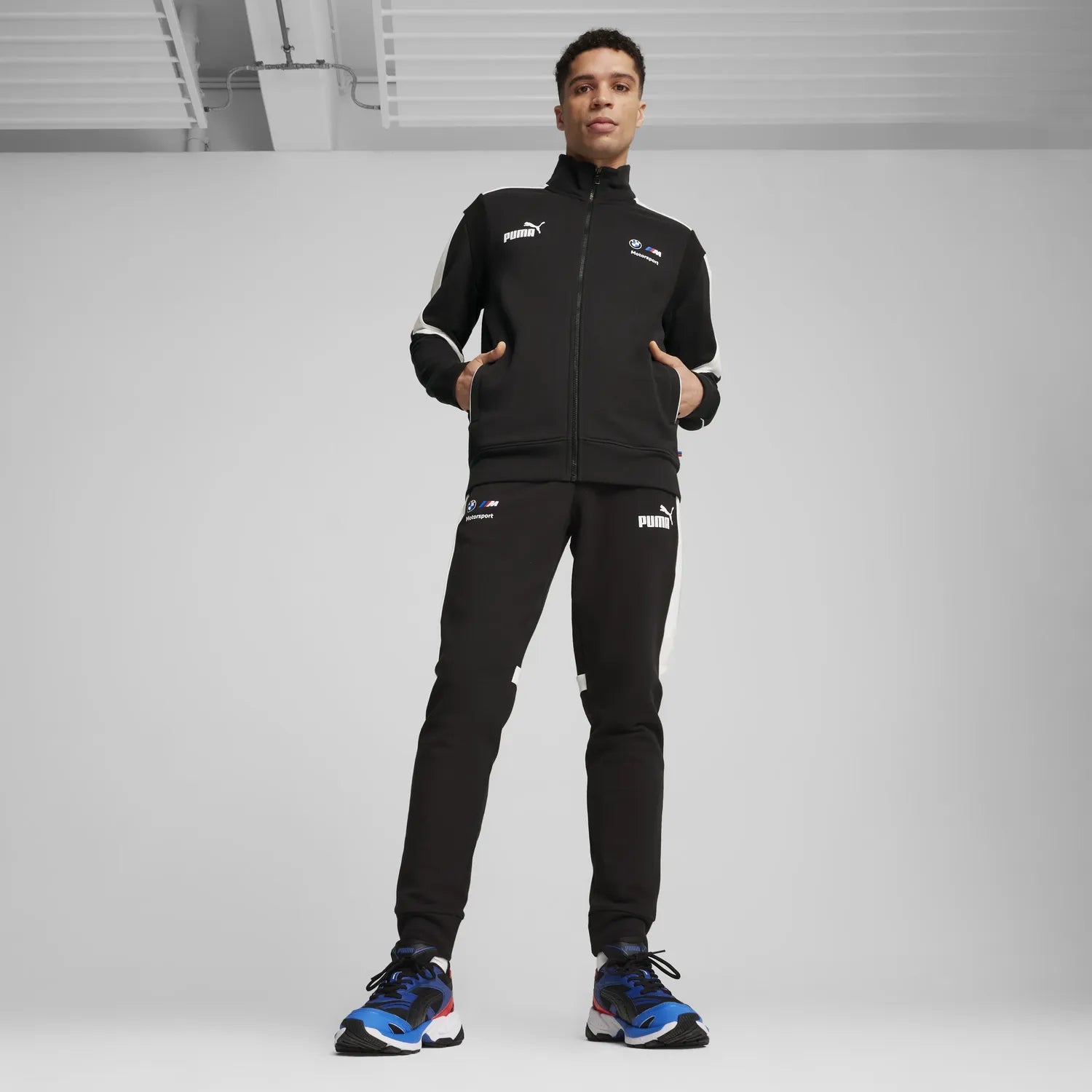 BMW MMS MT7 Zip-Up Sweatshirt Set - Black 🔥