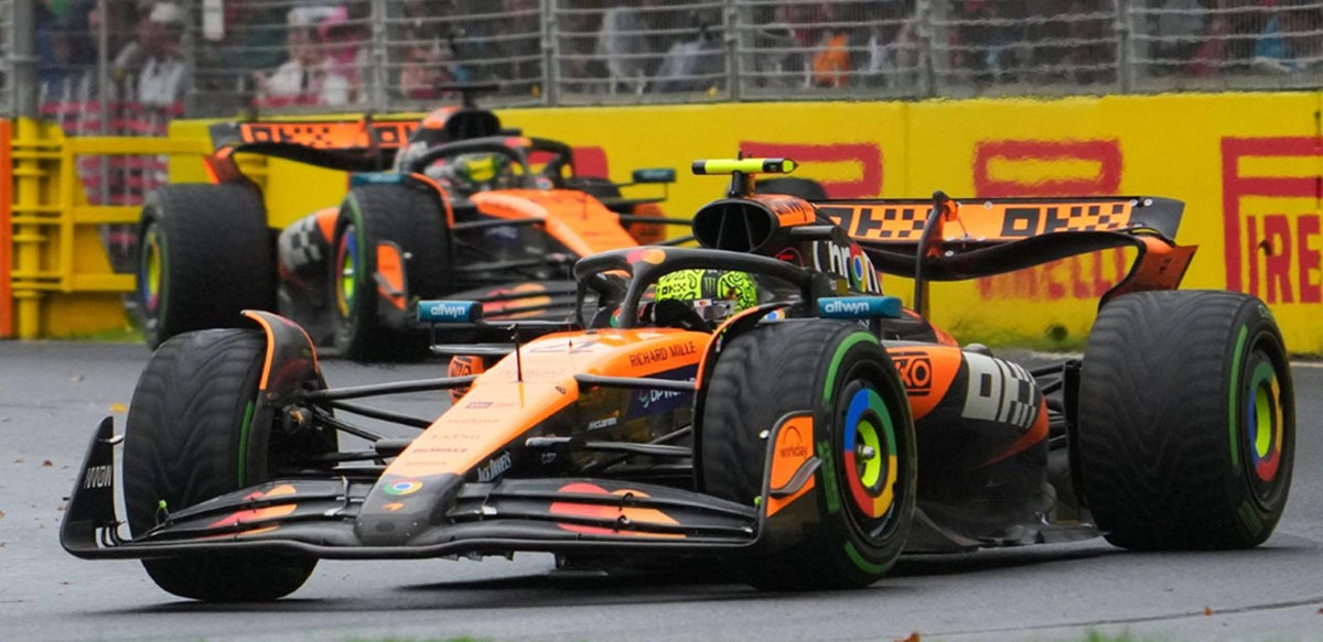 Russell: “La ventaja de McLaren es mayor que la de Red Bull en cualquier momento”