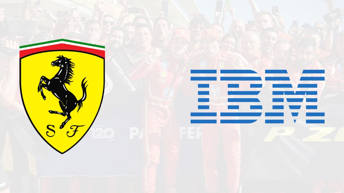 Aquí está el primer patrocinador de Hamilton: asociación de IBM con Ferrari