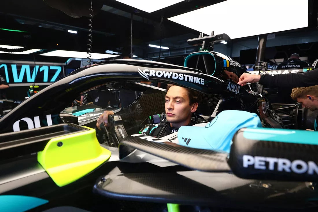 Russell lideró la FP3 ante Hamilton y Verstappen