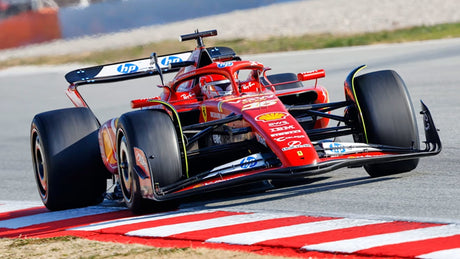 Prueba de neumáticos: La primera "victoria" de Leclerc contra Hamilton