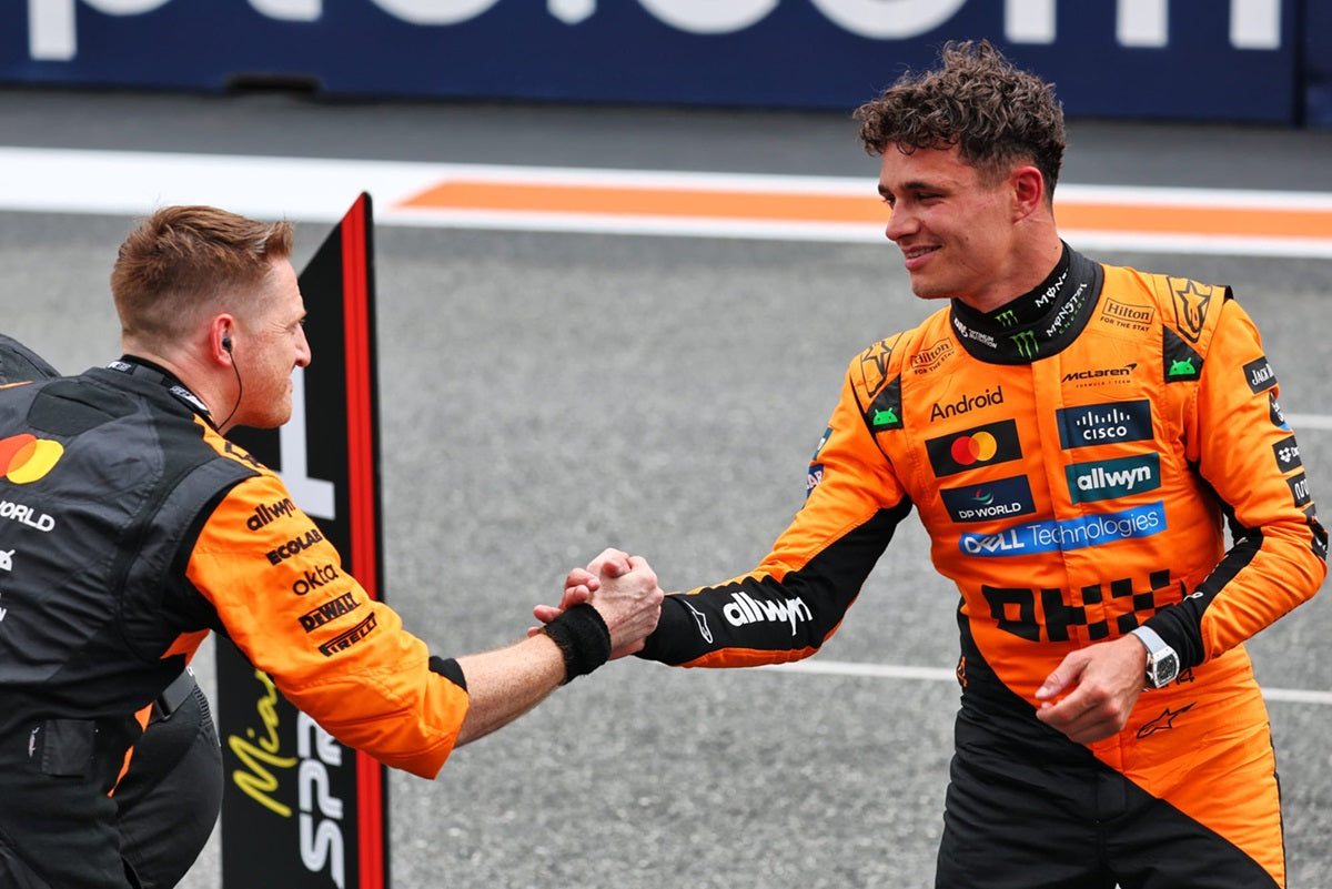 Norris, el hijo de la suerte: Victoria de McLaren en el sprint