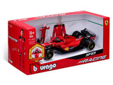 Ferrari coche a escala, SF-23, Charles Leclerc, 1:24, bburago, con piloto