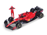 Ferrari coche a escala, SF-23, Charles Leclerc, 1:24, bburago, con piloto