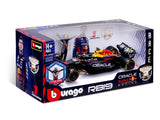 Red Bull Racing coche a escala, bburago, Max Verstappen, #1, 1:24, RB19, con piloto