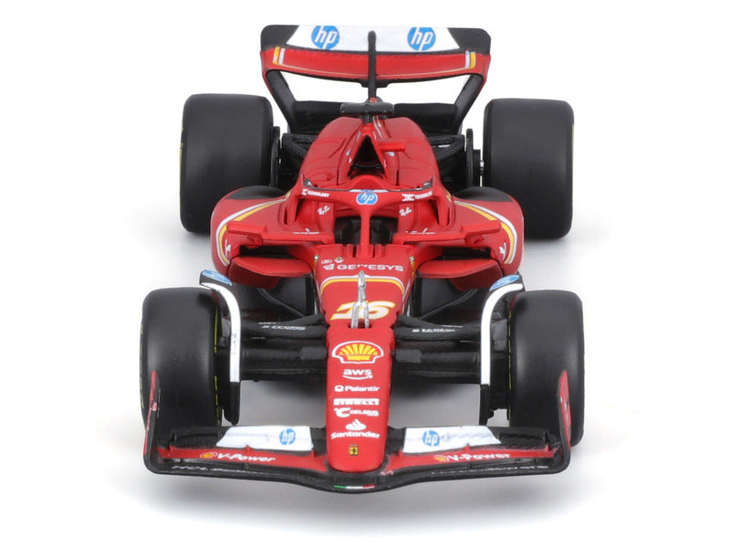 Coche modelo Ferrari, Charles Leclerc, SF-24, bburago, rojo 🔥