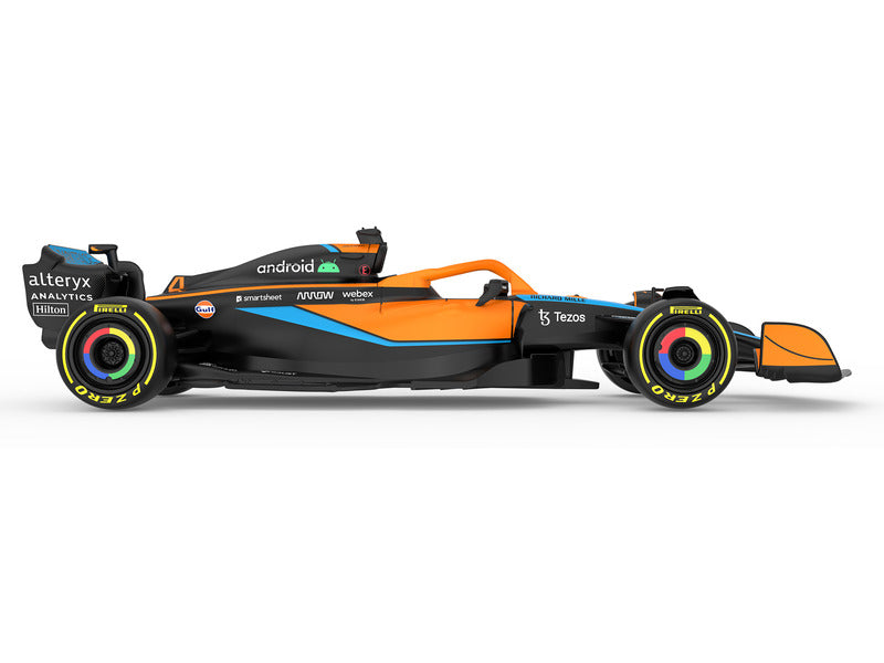 coche modelo McLaren, Rastar, Lando Norris, #4, MCL36, 2024