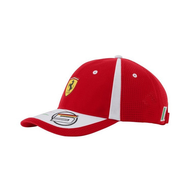 2018, Rojo, Adulto, Ferrari Vettel Gorra de Beisbol