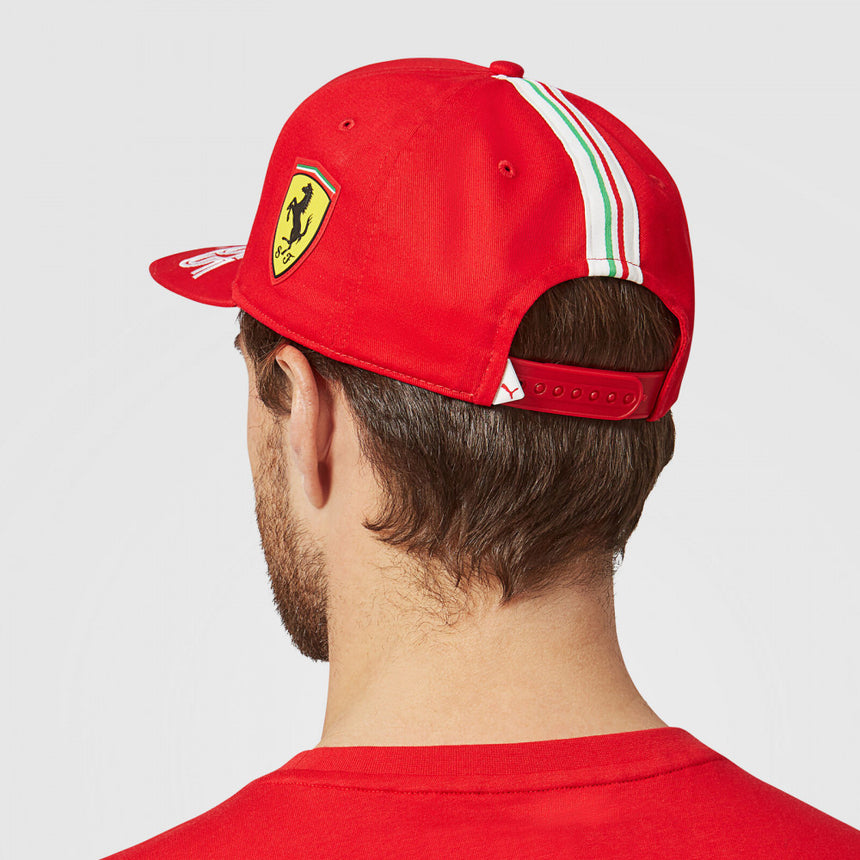 2021, Rojo, Adulto, Puma Ferrari Carlos Sainz Flatbrim Gorra - FansBRANDS®