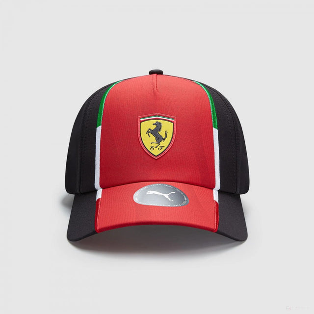 Gorra de béisbol de la escudería Ferrari, Rosso Corsa-PUMA negra, 2023 - FansBRANDS®