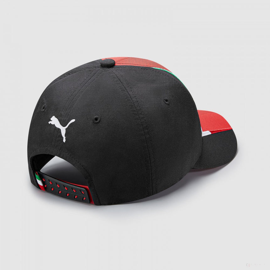 Gorra de béisbol de la escudería Ferrari, Rosso Corsa-PUMA negra, 2023 - FansBRANDS®