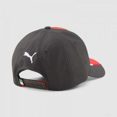 Gorra de béisbol de la escudería Ferrari, Jr Rosso Corsa-PUMA negra, 2023 - FansBRANDS®