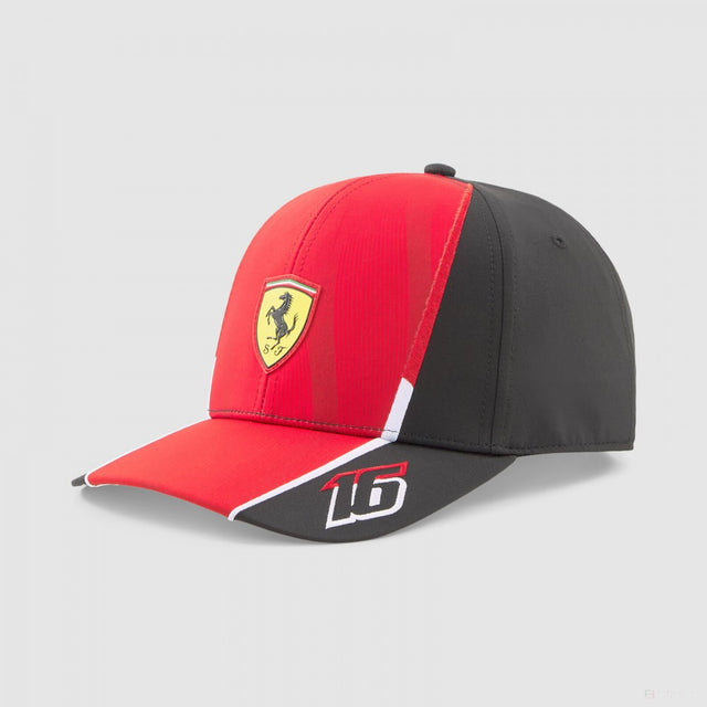 Gorra Ferrari Leclerc, Jr. Rosso Corsa-PUMA negro - FansBRANDS®