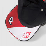 Gorra Ferrari Leclerc, Jr. Rosso Corsa-PUMA negro - FansBRANDS®