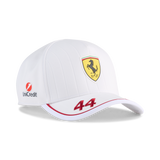 Ferrari, Lewis Hamilton, gorra de béisbol, blanca 🔥