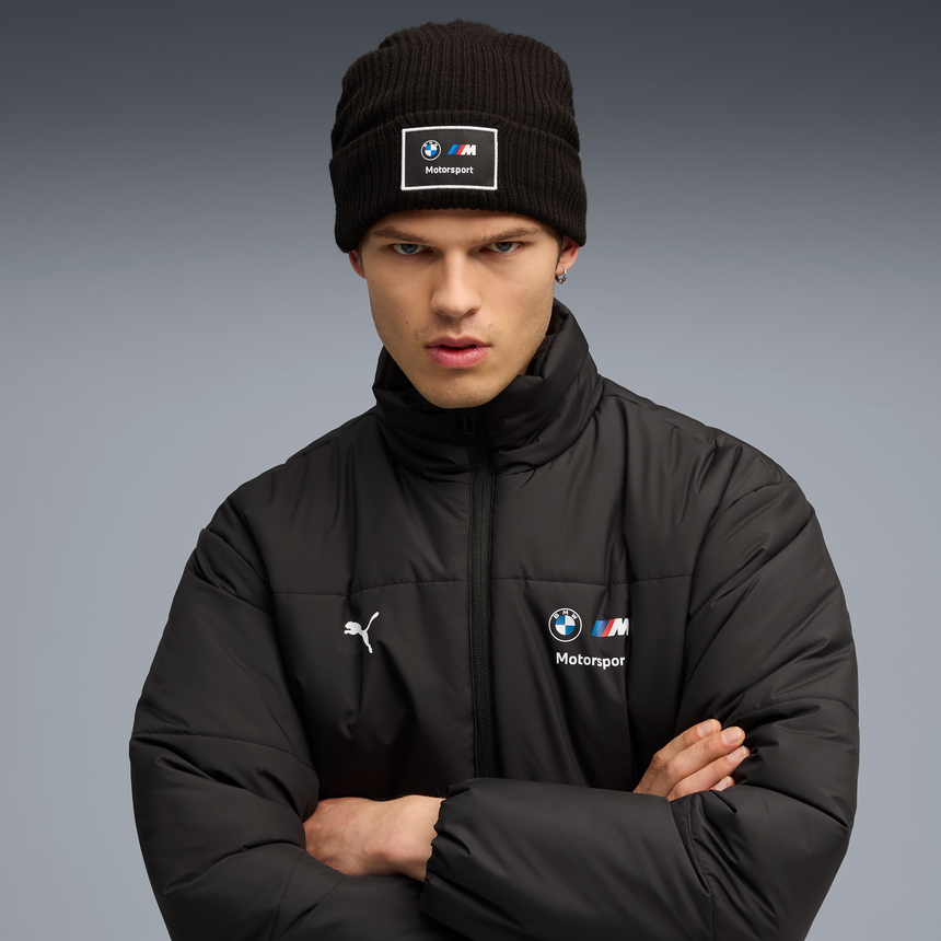 Gorro BMW, MMS, Puma, corona media, negro