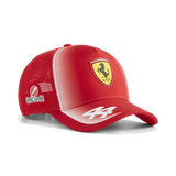 Gorra trucker Ferrari, equipo, Lewis Hamilton, Puma, roja