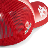 Gorra trucker Ferrari, equipo, Lewis Hamilton, Puma, roja