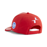 Gorra Ferrari, equipo, Charles Leclerc, Puma, rojo