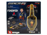 Maqueta de Red Bull Racing de BBurago, de Max Verstappen, nº 1, RB19